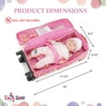 thumbnail image 4 of Emily Rose 14.5-Inch Doll Accessories Travel Carrier Backpack Case, 4 of 10