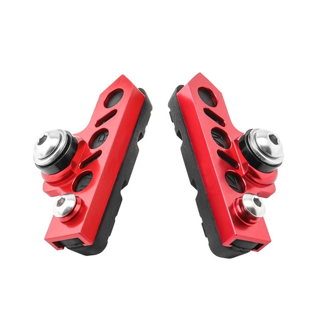 Pastillas de Freno Eigraketly 1 Par Bicicleta Rojo Negro