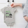 thumbnail image 5 of My Very First Birthday One Year Old Romper Boys or Girls Infant Baby Brisco Brands 12M, 5 of 6
