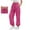 Hot Pink, variant on LSLJS Sweatpants Women Wide Leg Drawstring Waisted Athletic Joggers Baggy Solid Color Casual Work Pants with Pockets, S-2XL