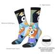 thumbnail image 4 of Netaao Bluey for Socks for Men and Women Non-Slip Middle Tube Socks Casual Crew Socks, 4 of 6