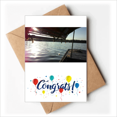 thumbnail image 1 of Pescador de luz Sobre de la Carta de felicitación de la tarjeta de matrimonio, 1 of 4