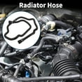 thumbnail image 2 of Manguera del radiador Unique Bargains Manguera de calefacción del radiador Manguera de salida del radiador No.17127519259 para BMW 530i 2004-2005 Tubo de refrigerante de goma negro 1 Pc, 2 of 6