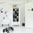 thumbnail image 6 of Visible Hat Holder With 3 Hooks Hat Storage Holder 24 Deep Pockets For Wall Door, 6 of 6