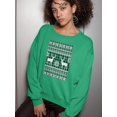 thumbnail image 2 of Christmas And New Year Design Sweatshirt Women -Image by Shutterstock, Female 4X-Large, 2 of 4