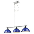 thumbnail image 2 of Golden Lighting 3602-3LP-PW-WH Duncan 3 Light Pendant,White, 2 of 10