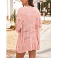 thumbnail image 6 of Zeagoo Crochet Cardigan Spring Lightweight Open Front Long Sleeve Knit Cardigans for Women, 6 of 7
