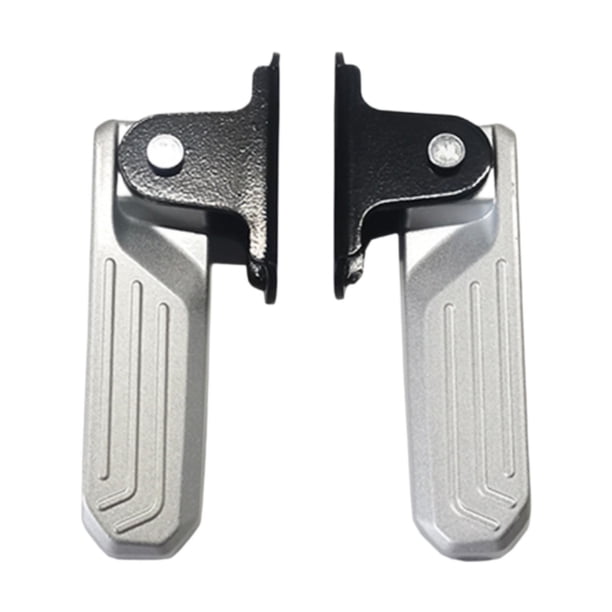 2 Pedales Delanteros para Bicicleta Eléctrica, Ajustables, con Soporte para Reposapiés Y Reposapiés Plegables para U1 U+ Supplies
