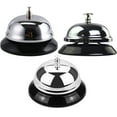thumbnail image 3 of MLINS Retro Metal Hand Bell for Home Use Silver Color Loud Clear Tone Multipurpose 3 pcs, 3 of 8