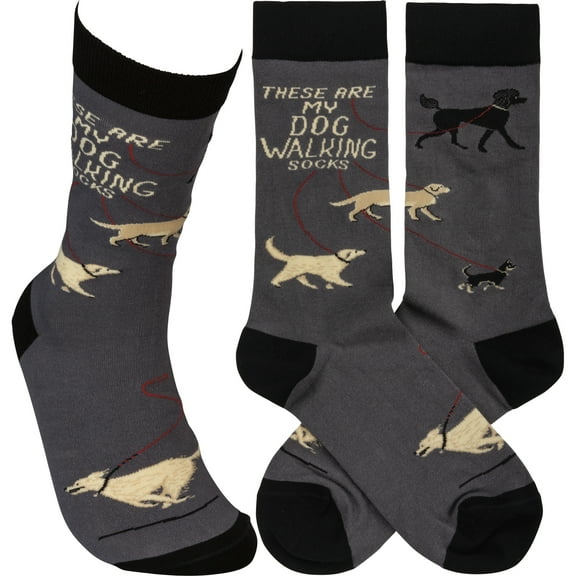 Primitives Socks - These Are My Dog Walking Socks