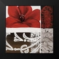 thumbnail image 2 of Copley , Jasmin Zara 20x20 Black Modern Framed Museum Art Print Titled - Flora I, 2 of 5