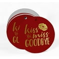 thumbnail image 2 of Inkdotpot Gold Foil Paper Hang Tags Kiss The Miss Goodbye Bridal Shower Favor Tags 100 Pieces, 2 of 6