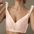 thumbnail image 4 of ATENAR Womens Bras,Wireless Bras for Women,Bras for Women,Soft,Stretch Fabric,Solid,Nylon,Pink,4XL(US:16), 4 of 9
