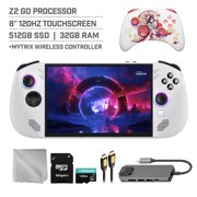 Lenovo Legion Go S 512GB Gaming Handheld 8-inch Touchscreen 120Hz WUXGA AMD Ryzen Z2 Go CPU, Mytrix Touro Wireless Pro Controller, Hub, 128GB MicroSD Card, 5 Accessories: 6 in 1 Bundle