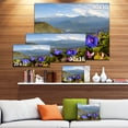 thumbnail image 3 of Stunning Mountain Terrain with Flowers - Landscape Canvas Art Print, 3 of 4