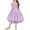 Lavender, variant on Arshiner Girls Summer Dress Off Shoulder Flutter Sleeve Midi Swing Cassual Formal Dresses with Pocket
