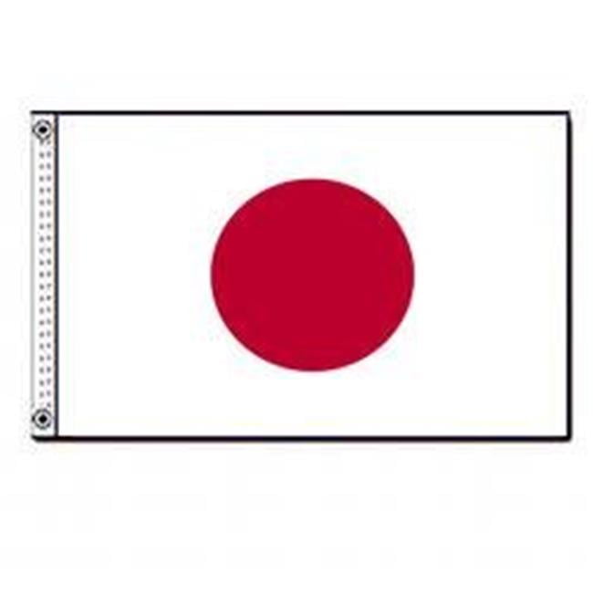 Annin Flagmakers 194310 4 ft. X 6 ft. Nyl-Glo Japan Flag by Annin Flagmakers