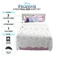 thumbnail image 5 of Frozen 2 Elsa and Anna Kids Full Sheet Set, White, Purple, 5 of 7