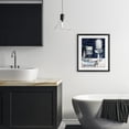 thumbnail image 3 of Stupell Industries Shabby Chic Blue Bath Floral Scene Black Framed Print Under Glass, 13 x 16, by Kim Allen, 3 of 7