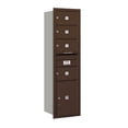 thumbnail image 2 of Salsbury Industries Recessed USPS 6 Door Rear Load 4C Horizontal Mail Center with 1 Parcel Locker, 2 of 4
