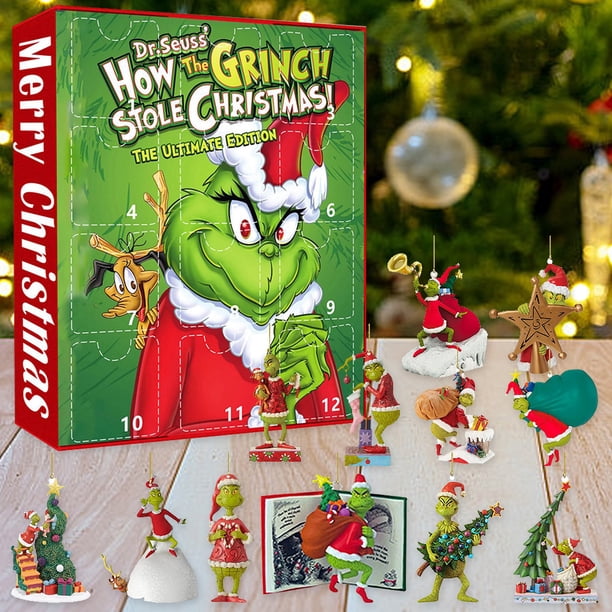 Juego de cuenta atrás de Navidad, divertidas cajas de calendario de Navidad, regalos novedosos para adultos y niños
