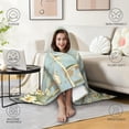 thumbnail image 4 of Daisy Cute Calf Wearable Blanket Hoodies for Women Men Adults Calf Lovers Soft Plush Funny Calf Hooded Blankets for Camping Home Decor Birthday Gifts 50×60 Inch, 4 of 5