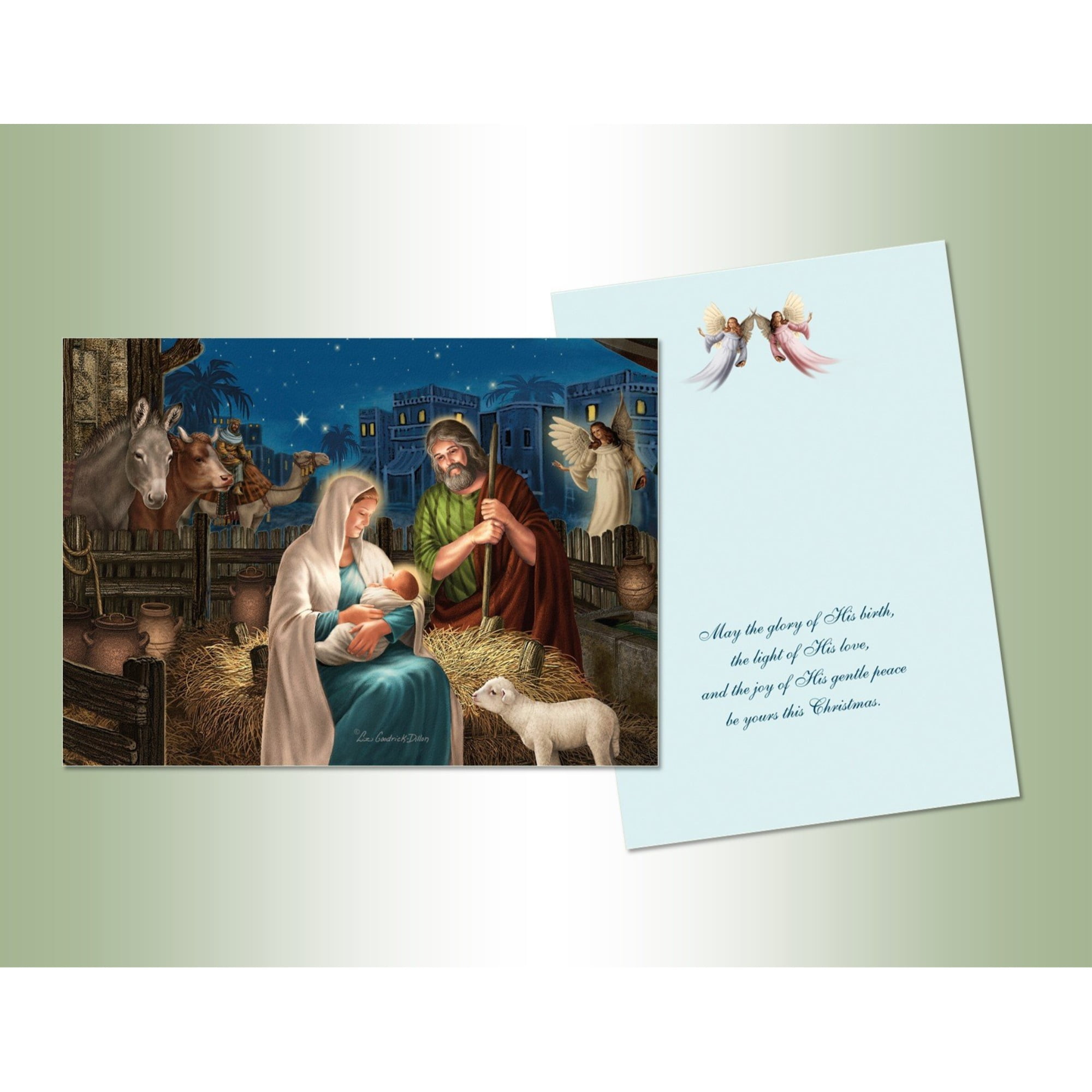 Nativity Deluxe Glitter