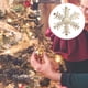 thumbnail image 5 of Juego de 200 piezas de decoración de copos de nieve de Navidad, suministros de fiesta de confeti de mesa de tela no tejida (juego de 200 piezas dorado), 5 of 10