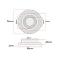 thumbnail image 5 of RENACLIPY 4Pcs D11 Piano Caster Cups Wood Grain Protect Floors Upright Piano, 5 of 8