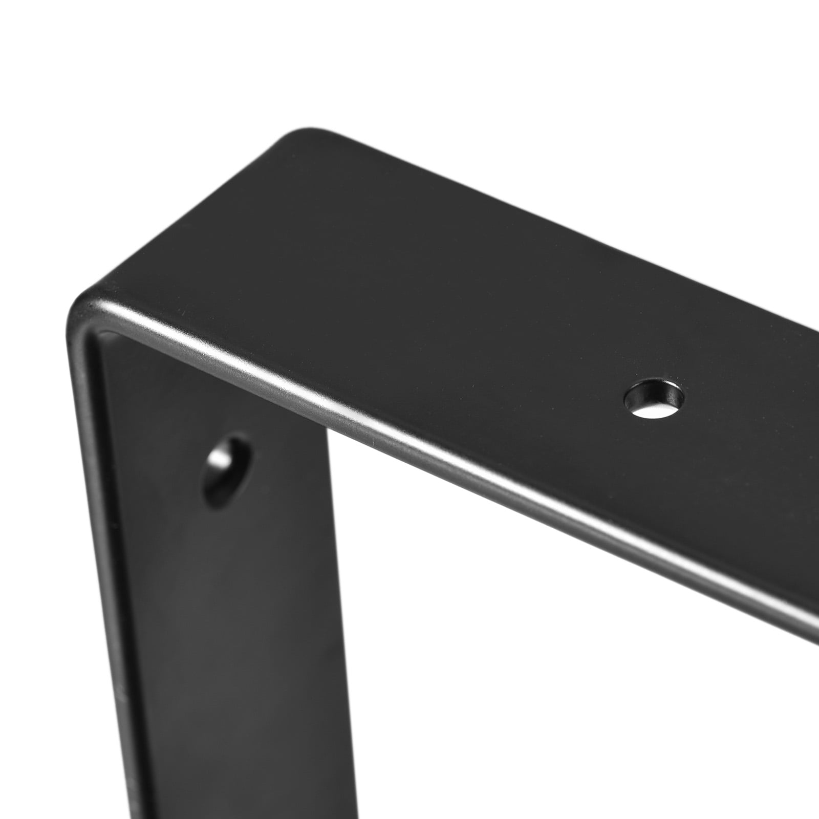 Shelf Brackets, 4Pcs 235x150mm - Metal Hidden Floating Shelf Z Bracket, Invisible Shelf Supports for Wood Shelves