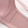 thumbnail image 5 of BLTIBY Seamless Everyday Bras for Women Solid Color Adjustable Wireless Underwear Breathable No Underwire Bralettes Pink XL, 5 of 7