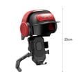 thumbnail image 4 of braveheart Motorcycle Phone Mount Cell Phone Clamp Smartphones for Mirror Cell Phones All Rearview Rearview Mirror Height 25cm, 4 of 6