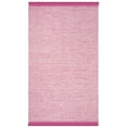 thumbnail image 2 of SAFAVIEH Montauk Justin Solid Braided Cotton Area Rug, Pink, 5' x 8', 2 of 6