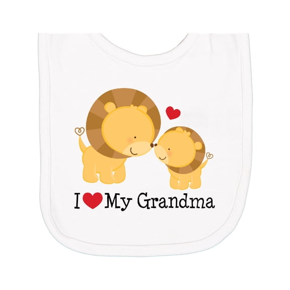 Inktastic I Love My Grandma Newborn Bib