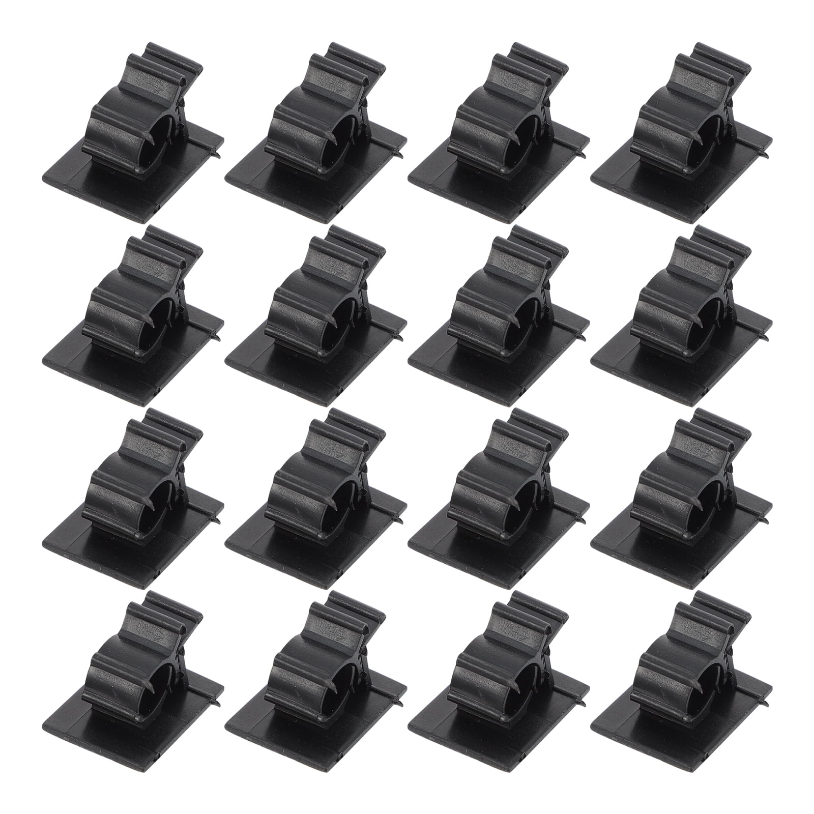 50pcs Adhesive Cable Management Clamp Adjustable Cable Fixing Clamp