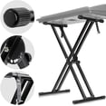 thumbnail image 1 of IGUOHAO Keyboard Stand Double Braced X Style Adjustable Digital Piano Keyboard Stand with Locking Straps for 61 76 88 Keys, 1 of 7
