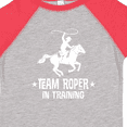 thumbnail image 4 of Inktastic Team Roper in Training Cowboy Boys Toddler T-Shirt, 4 of 5