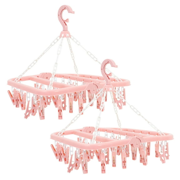 DRAFIDEEP 2Pcs Foldable Clothes Drying Rack with Design for Home Use Indoor Outdoor Drying 13X13X13in