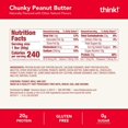 thumbnail image 3 of Barras de Proteina Sabor Crema de Cacahuate THINK THIN, 3 of 5