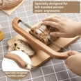 thumbnail image 3 of Uprichyo Bread Knife and Slicer, Serrated Bread Lame with Ergonomic Grip, Durable Stainless Steel Blade, 1-Pack,Left-Handed, 3 of 7