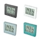thumbnail image 4 of Injueey Reloj despertador de alta definición Función de repetición digital Reloj portátil Relojes LED Humedad Relojes de escritorio Electrodomésticos Gris, 4 of 6