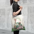 thumbnail image 4 of Easter Egg German Shorthaired Pointer Bunny Ear Welcome Spring Truck All Over Print 3D Canvas Tote Bag GSP Lover Dog Gift Reusable Handbag - 12002, 4 of 5