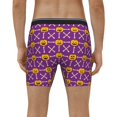 thumbnail image 2 of Men's Boxer Briefs, halloween pumpkins print Soft and Breathable Mens Underwear Boxer Briefs With Widen Waist, 2 of 5