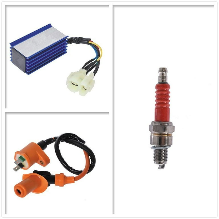 Cdi Box Racing 6 Pin Ignition Coil Spark Plug For GY6 50-150cc Moped Scooter &ndash; Buy The Best Products In The Online Store Moped Parts