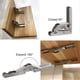 thumbnail image 3 of Folding Bracket, 4PCS Foldable Console Bracket, Folding Shelf Brackets Load, Heavy Duty Retractable Folding Console Bracket Shelf Bracket for Table To, 3 of 4