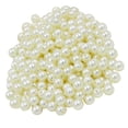 thumbnail image 1 of Rongfmy Pack de 130 Perles Intermédiaires en Plastique Entretoise Perles Bijoux Beige, 1 of 9
