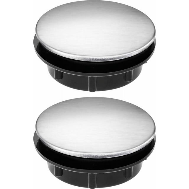 Elegant Sink Protector, Faucet Hole Cover Stainless Steel, Universal Design for Kitchen Sink Rust Resistant Easy Installation Keep Clean for Home Hotel School Restaurant (2 Pcs)
