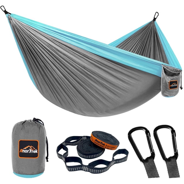 Hamaca de Camping AnorTrek Súper Ligera y Portátil de Nylon