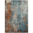 thumbnail image 2 of Addison Rugs Chantille Indoor/Outdoor Transitional Abstract Teal Machine Washable Rectangle Rug, 5' x 7'6", 2 of 8