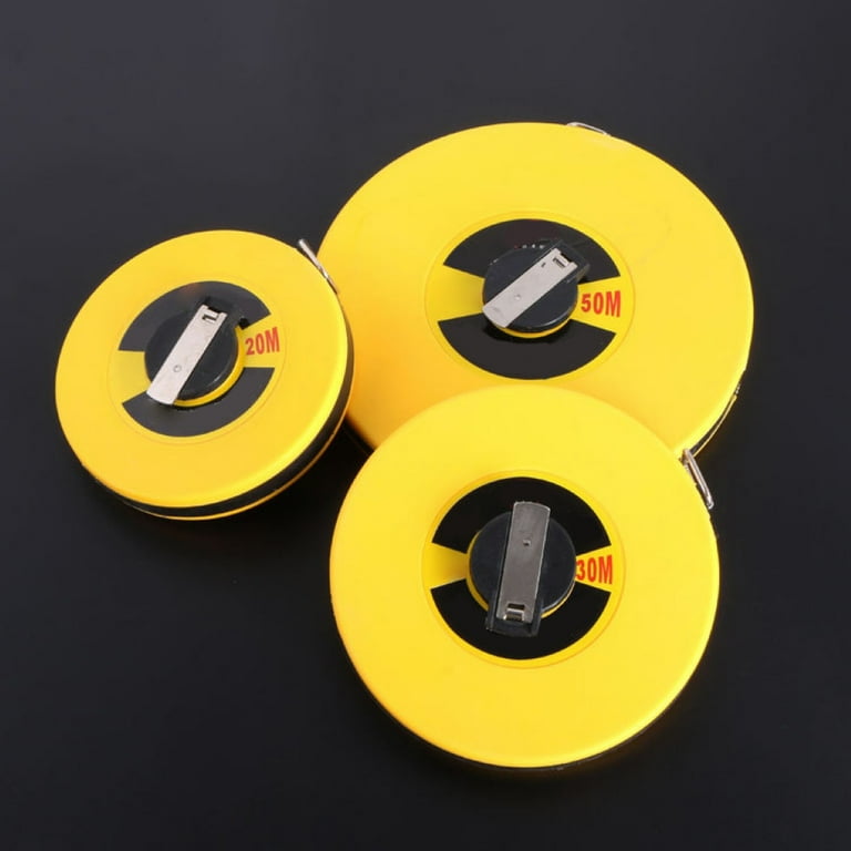 Waterproof Soft Measuring Tape,20/30/50m Portable Metric